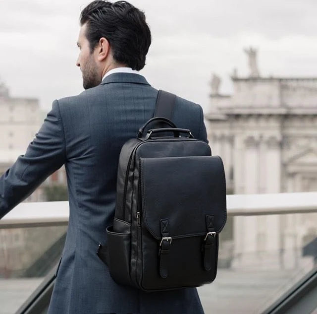 sac à dos pour homme en cuir w1